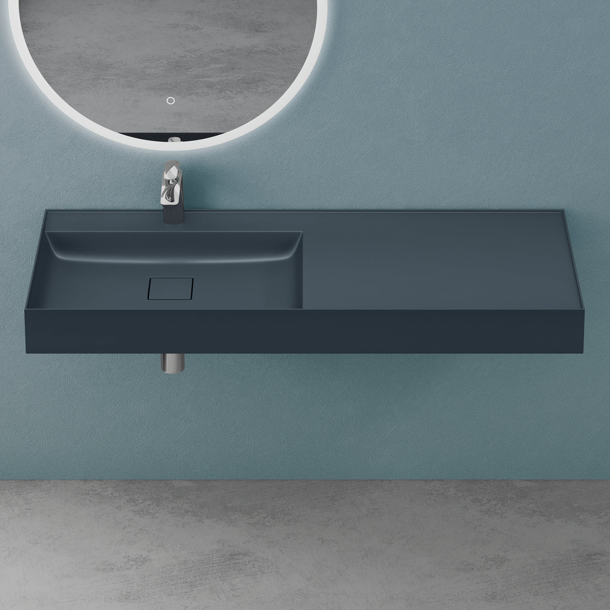 Lavabo Glasvilla Col630 Mineralguss de lujo con diseño moderno