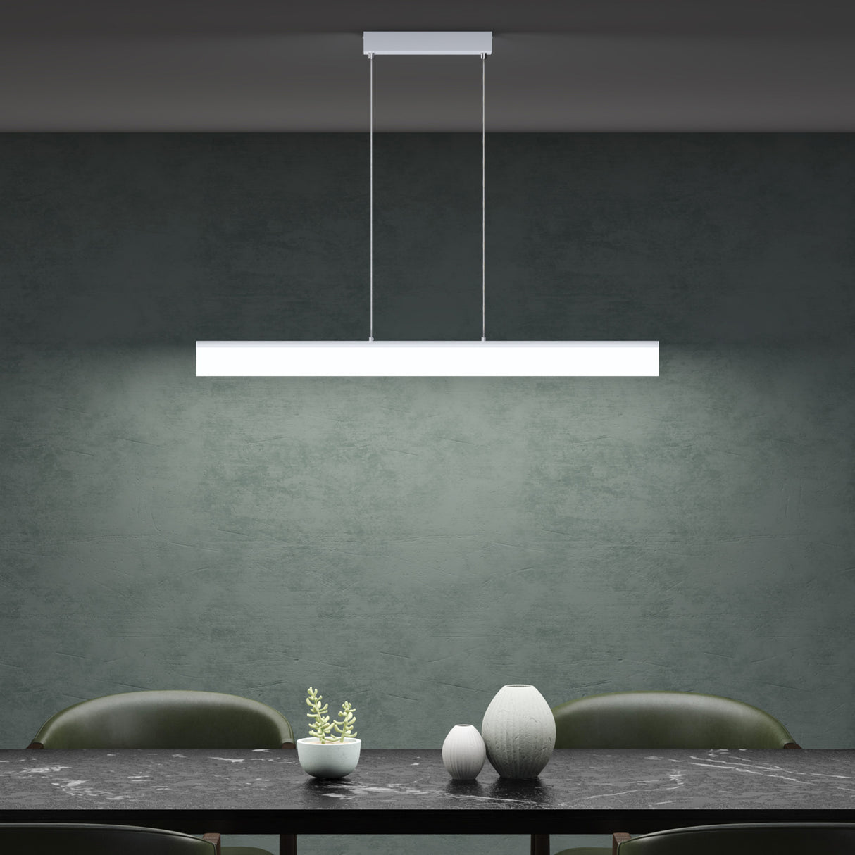 glasvilla Lampadario a Sospensione con Cavo Regolabile Lampada da Soffitto a Sospensione LED Dimmerabile con Telecomando per Sala da Pranzo, Camera da Letto e Soggiorno