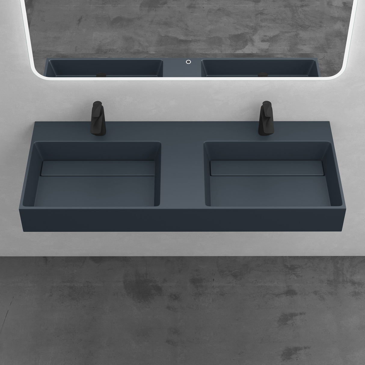 glasvilla Lavabo da Appoggio Lavandino Bagno Sospeso da Marmo Fuso Col12