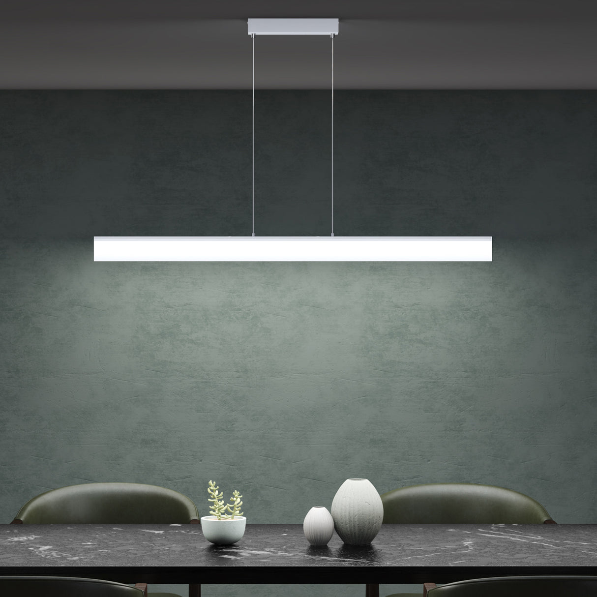 glasvilla Lampadario a Sospensione con Cavo Regolabile Lampada da Soffitto a Sospensione LED Dimmerabile con Telecomando per Sala da Pranzo, Camera da Letto e Soggiorno