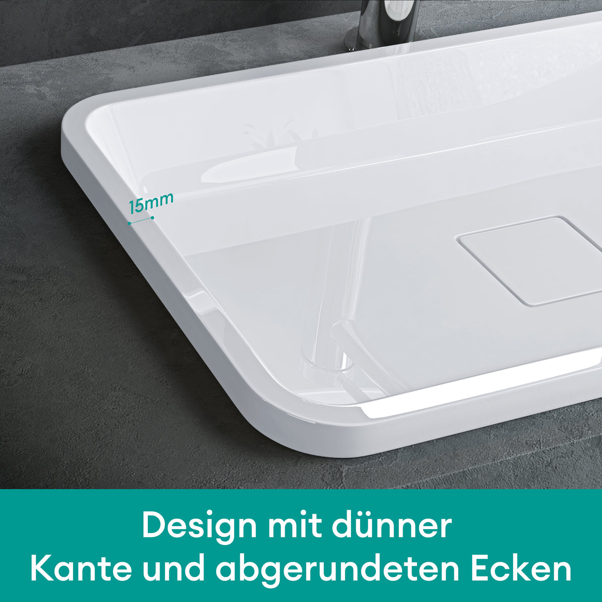 glasvilla Lavabo da Incasso da Marmo Fuso Lavandino Bagno da Appoggio con Coperchio di Scarico Col104