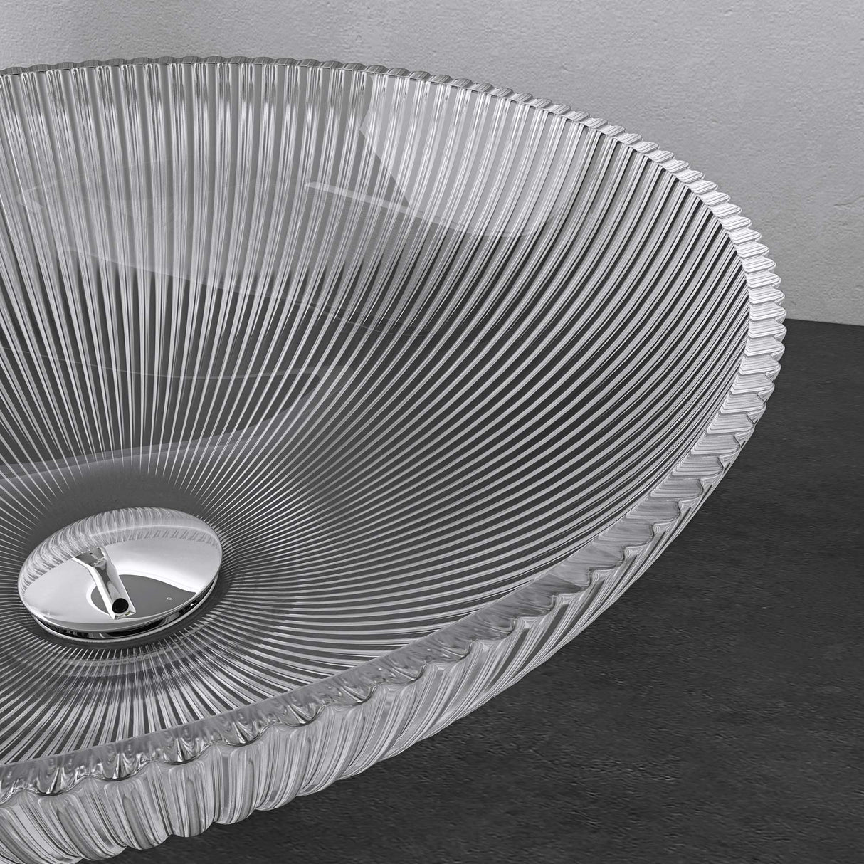 glasvilla Lavabo da Appoggio in Vetro Lavandino Bagno in Vetro Rotondo Lavandino da Appoggio in Vetro