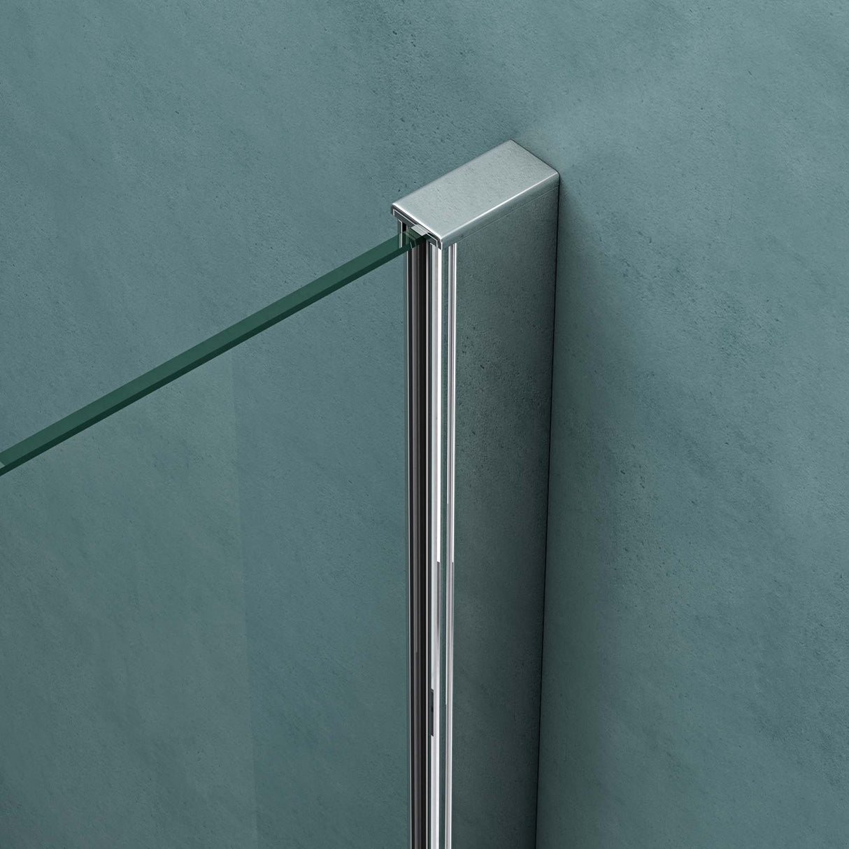 glasvilla Box Doccia Angolare Cabina Bagno in Vetro 8 mm Cabina Doccia Pentagonale in Vetro di Scurezza ESG con Piatto Doccia Ravenna08