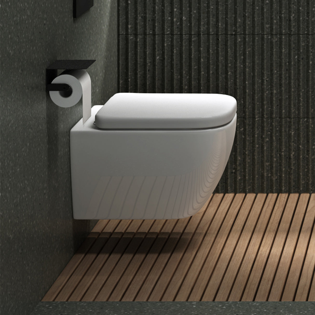 glasvilla Sanitari Bagno Sospeso in Ceramica Sanitari Bagno con Soft Close WC Sospeso Montaggio a Parete