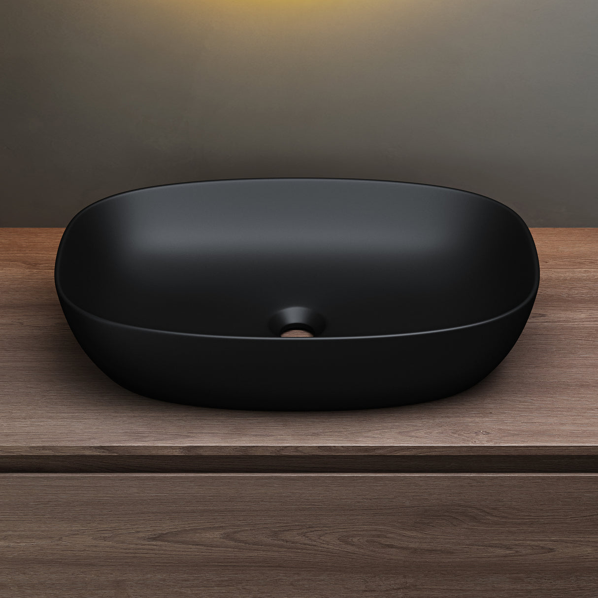 glasvilla Lavabo da Appoggio in Ceramica con Nano Rivestimenti Lavandino Bagno Brüssel104