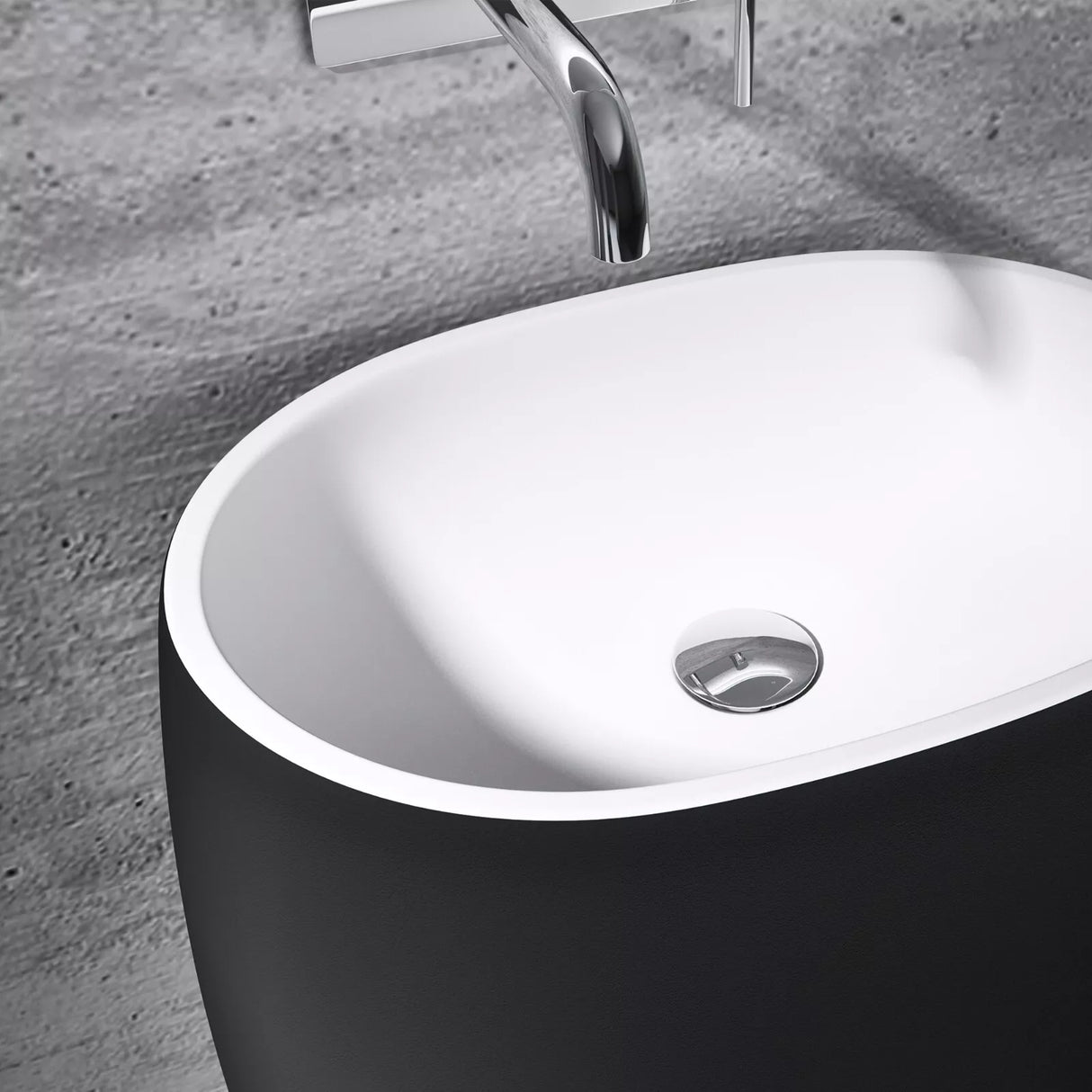 glasvilla Lavandino a Colonna Lavandino su Piedistallo per Bagni da Marmo Fuso, Lavabo a Colonna Colossum32