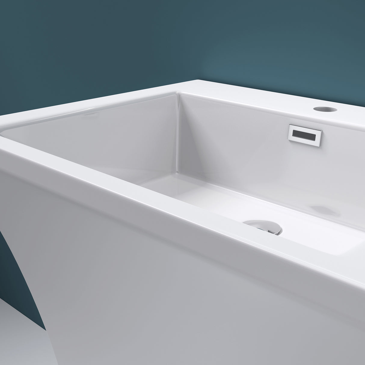 glasvilla Lavandino a Colonna Lavandino su Piedistallo per Bagni da Marmo Fuso, Lavabo a Colonna con un Foro per la Rubinetteria, Colossum07