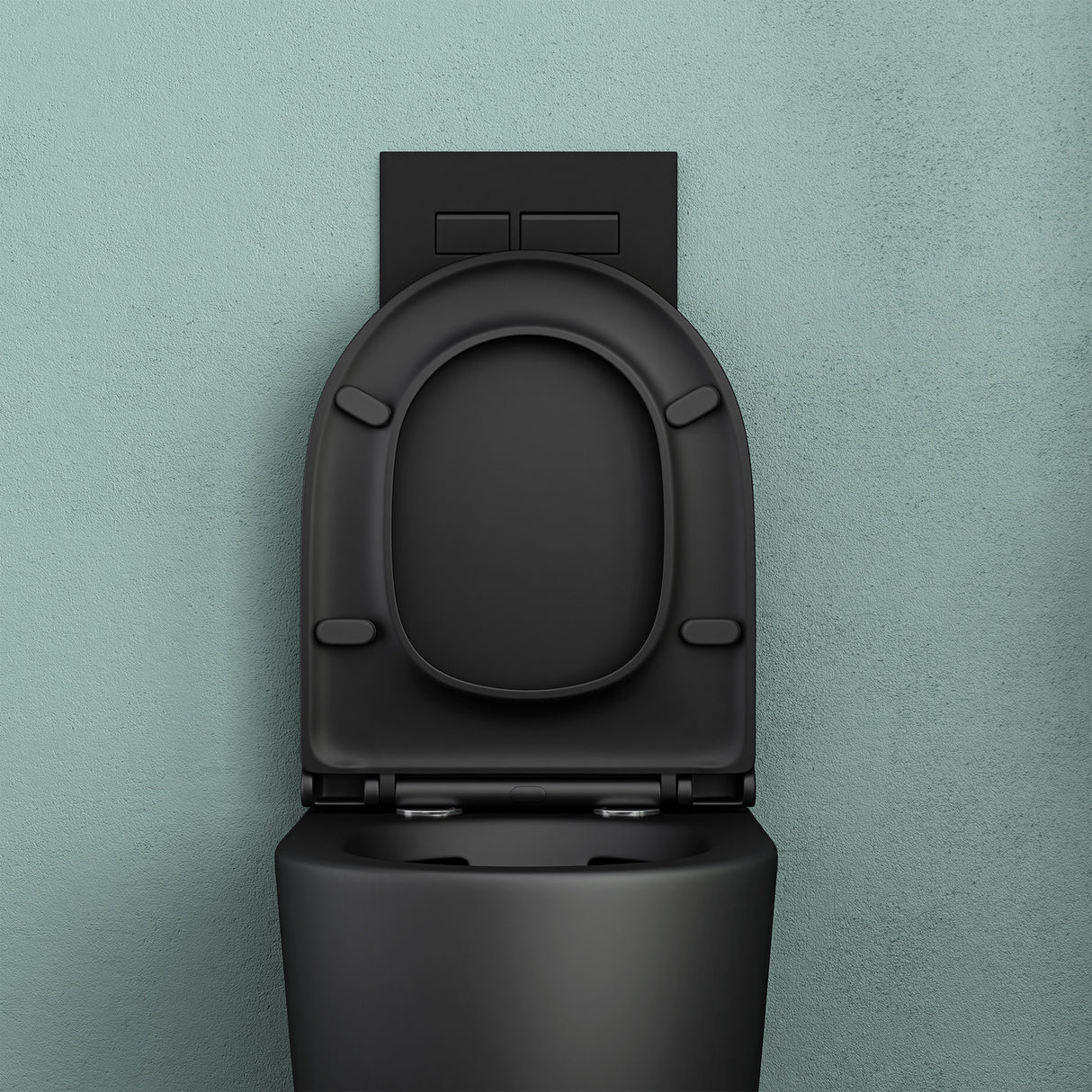 glasvilla Sanitari Bagno Sospeso in Ceramica WC Sospeso senza Brida con Chiusura di Soft Close