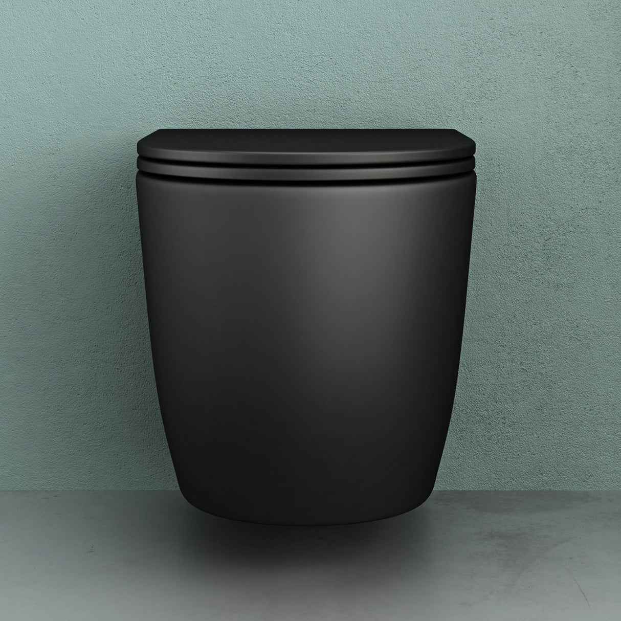 glasvilla Sanitari Bagno Sospeso in Ceramica WC Sospeso senza Brida con Chiusura di Soft Close