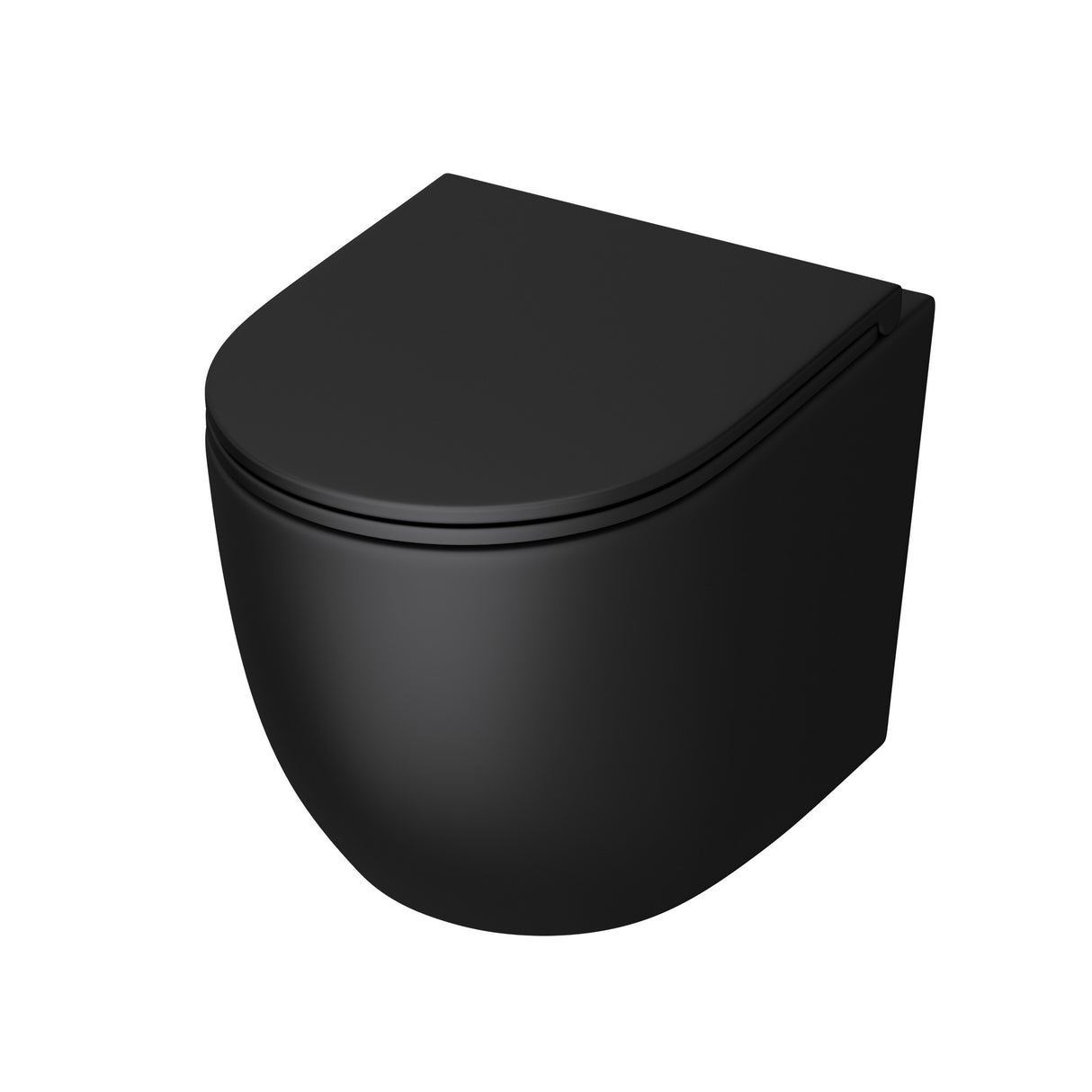 glasvilla Sanitari Bagno Sospeso in Ceramica WC Sospeso senza Brida con Chiusura di Soft Close