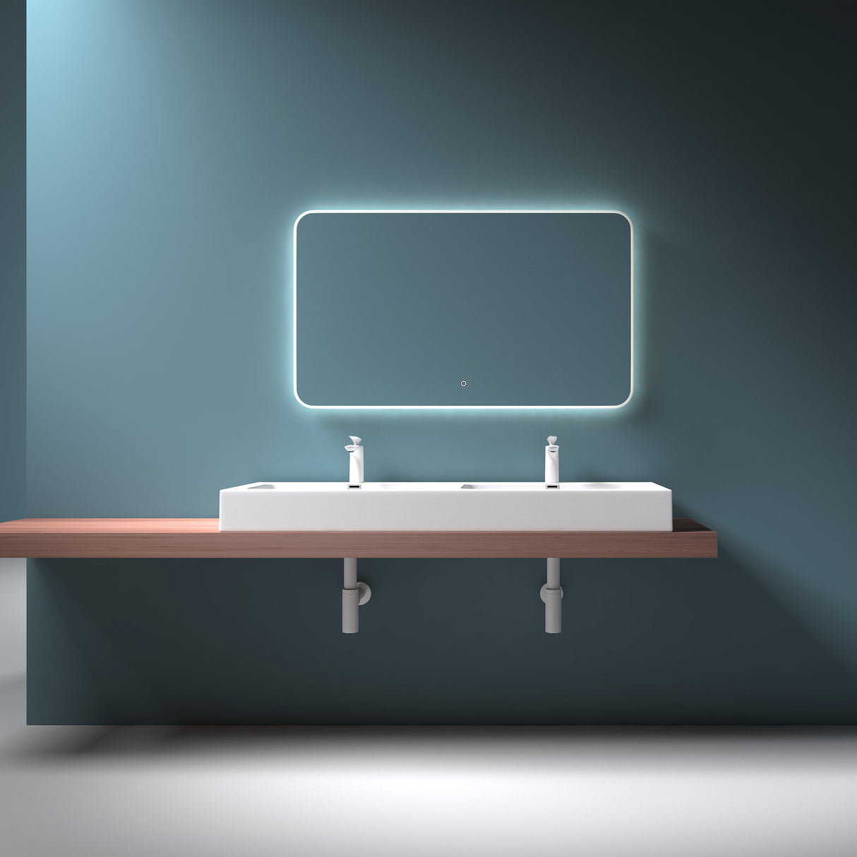 Glasvilla lavabo doppio lavabo da appoggio lavabo sospeso lavabo in ghisa minerale zona lavabo mobile lavabo Colossum830