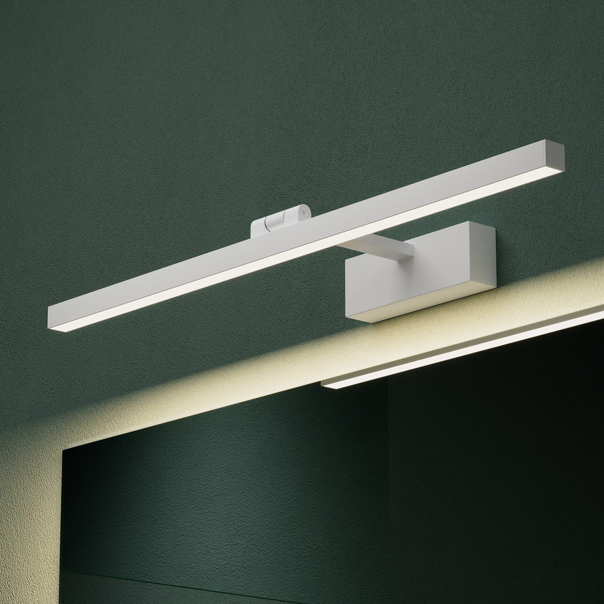 glasvilla Lampada da Specchio LED per Bagno | Lampada a Specchio 4000K, Illuminazione da Parete Ruotabile di 180° 9W Strahlenschön