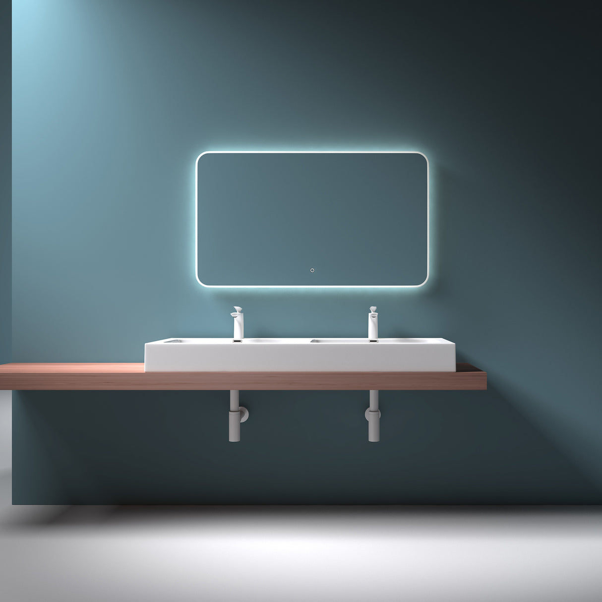 Glasvilla lavabo doppio lavabo da appoggio lavabo sospeso lavabo in ghisa minerale zona lavabo mobile lavabo Colossum830