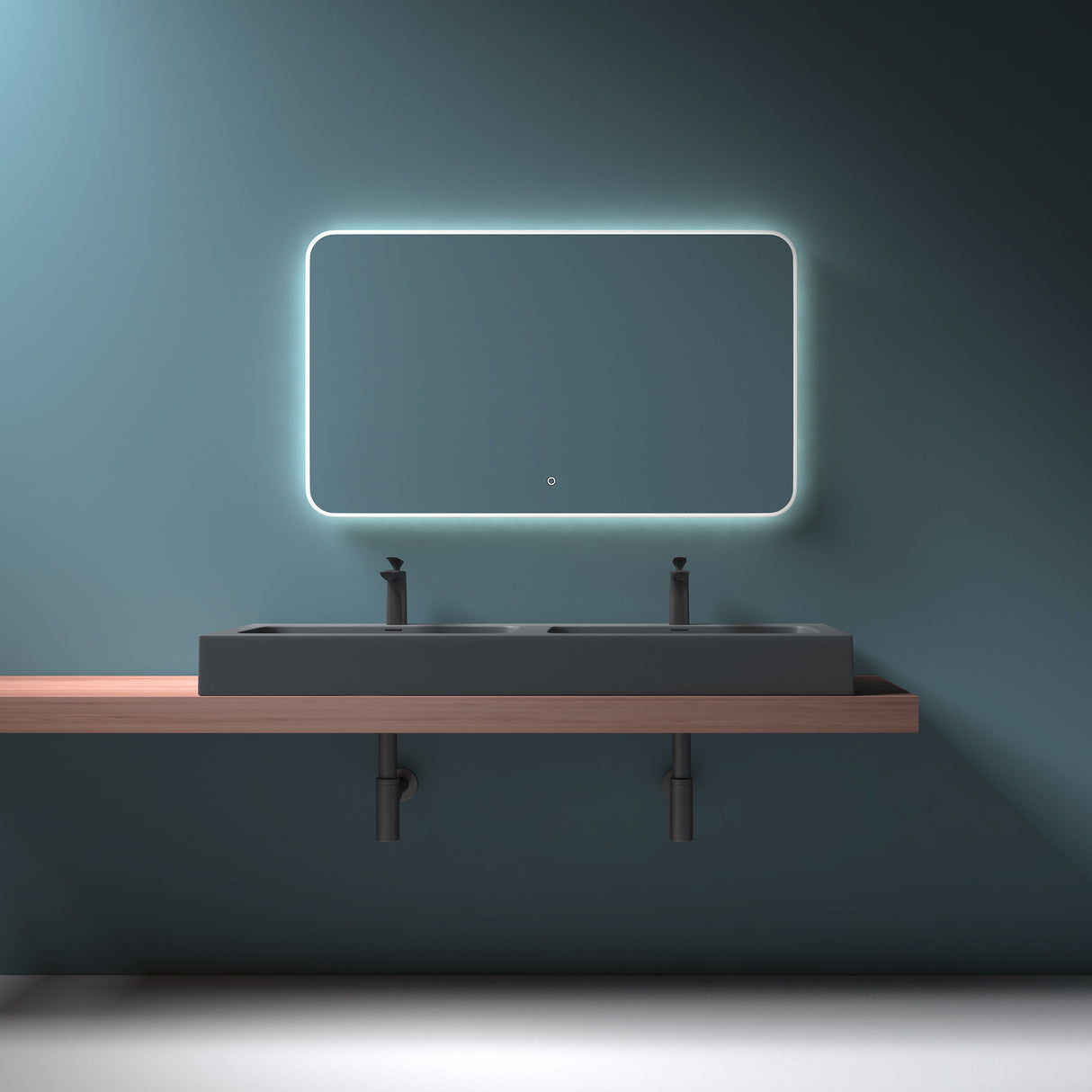 Glasvilla lavabo doppio lavabo da appoggio lavabo sospeso lavabo in ghisa minerale zona lavabo mobile lavabo Colossum830