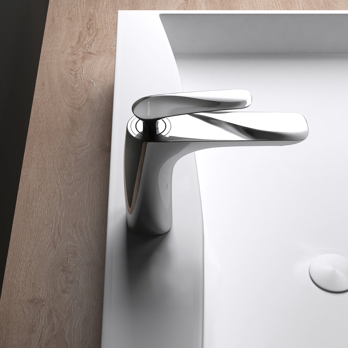 glasvilla Rubinetto Miscelatore Monocomando Rubinetto Bagno per Lavabo Bidet Lavandino WAM-7201