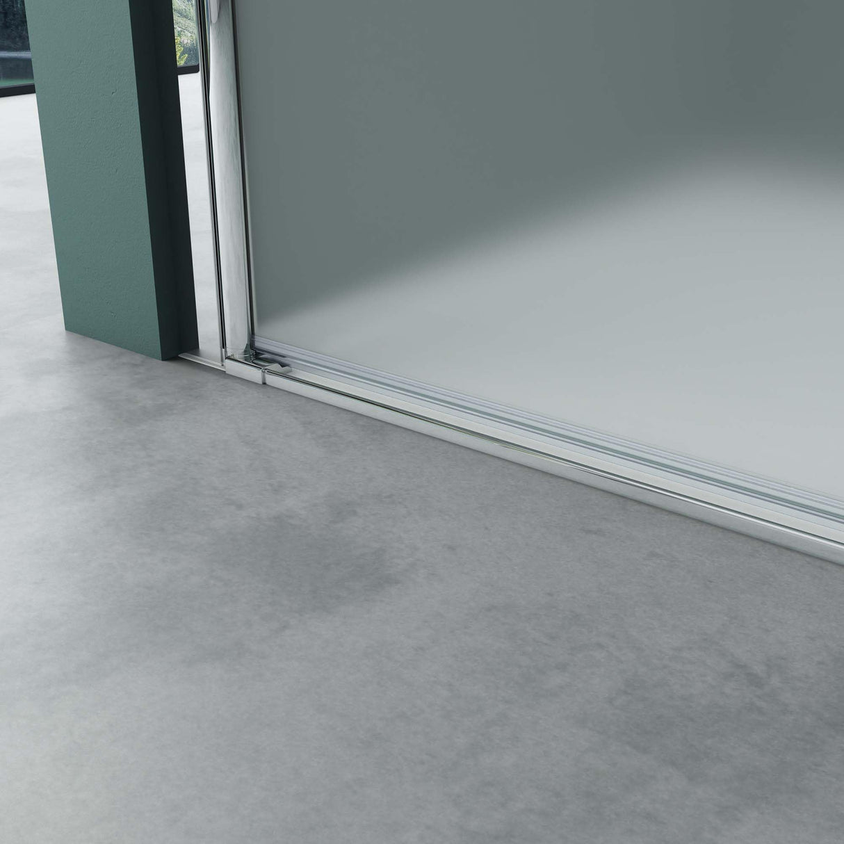 glasvilla Puerta de ducha Puerta de nicho ducha Separación de ducha Cabina de ducha Puerta oscilante 180° Doble puerta 6mm ESG Recubrimiento Nano Vidrio claro/Satinado Rayas/Vollsatiniert con mecanismo de elevación y descenso Teramo24K+MS+VS