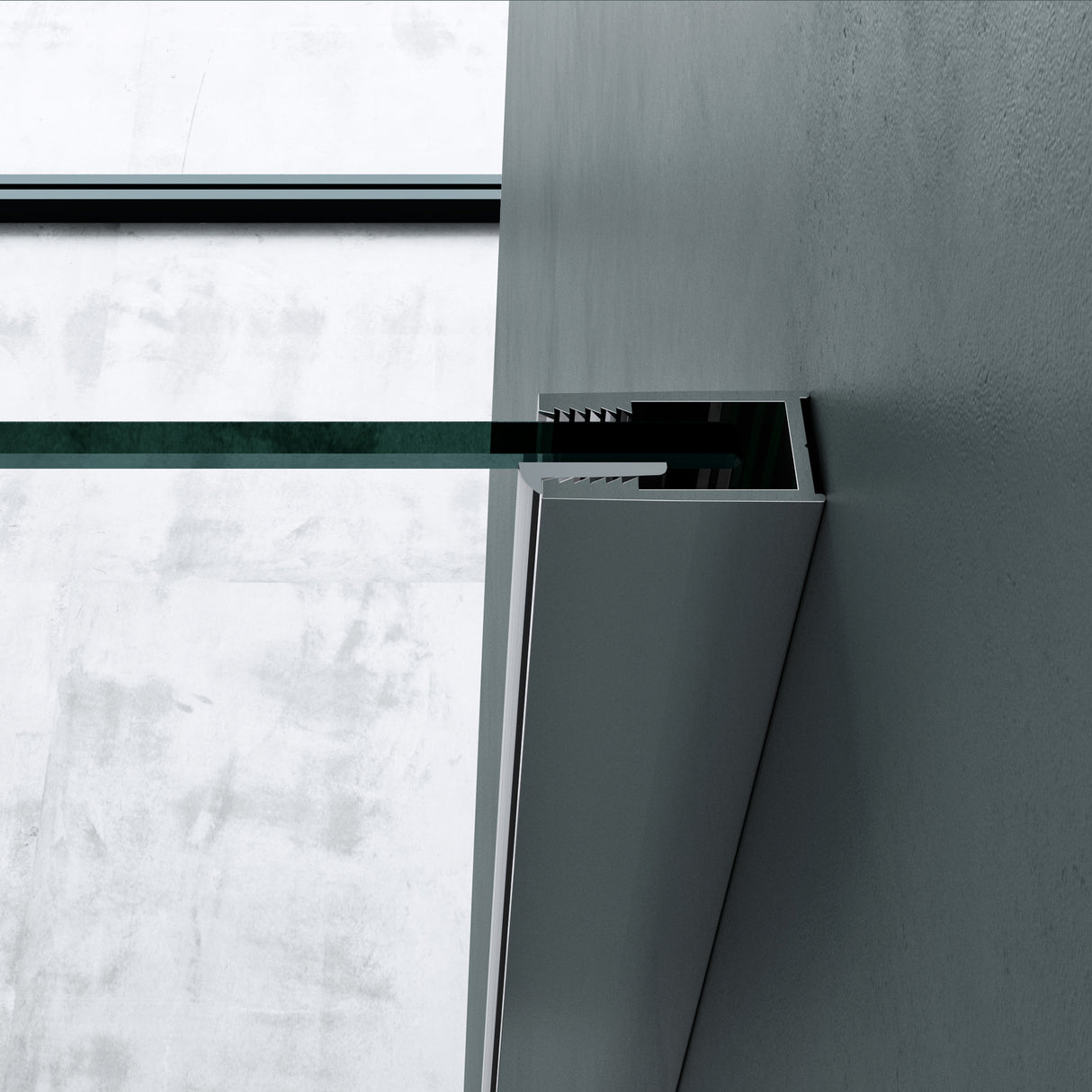 glasvilla Duschkabine U-Form Ducha Duschabtrennung 8mm ESG-Sicherheitsglas Klarglas con recubrimiento Nano Ravenna36UK