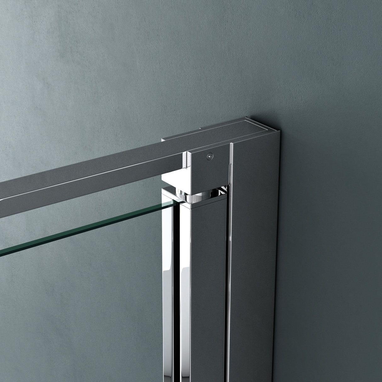 glasvilla Duschkabine U-Form Ducha Duschabtrennung 8mm ESG-Sicherheitsglas Klarglas con recubrimiento Nano Ravenna36UK