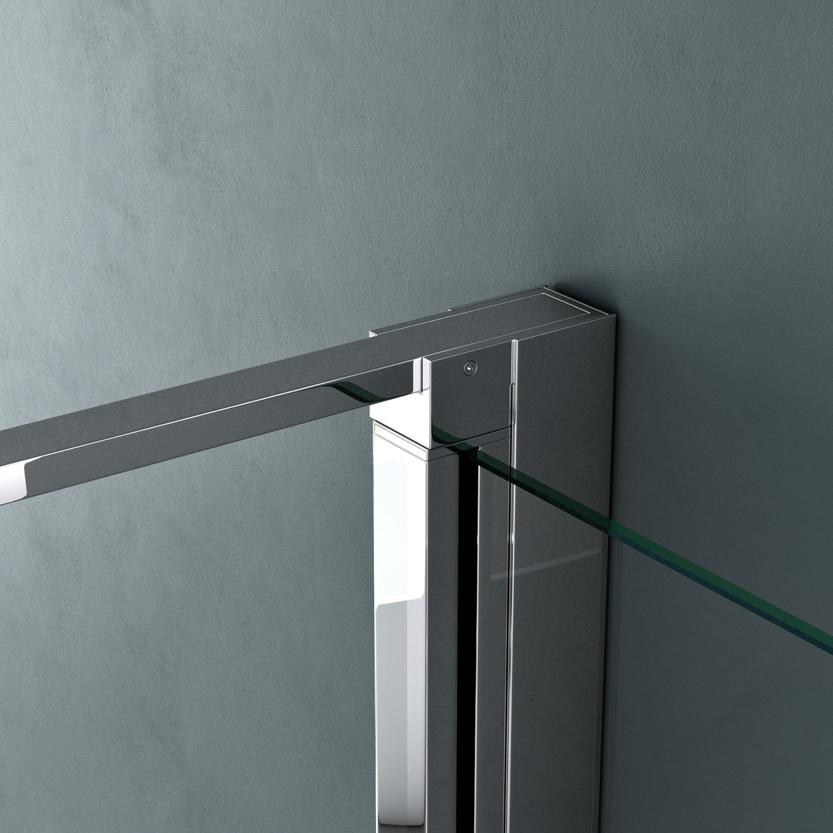 glasvilla Duschkabine U-Form Ducha Duschabtrennung 8mm ESG-Sicherheitsglas Klarglas con recubrimiento Nano Ravenna36UK