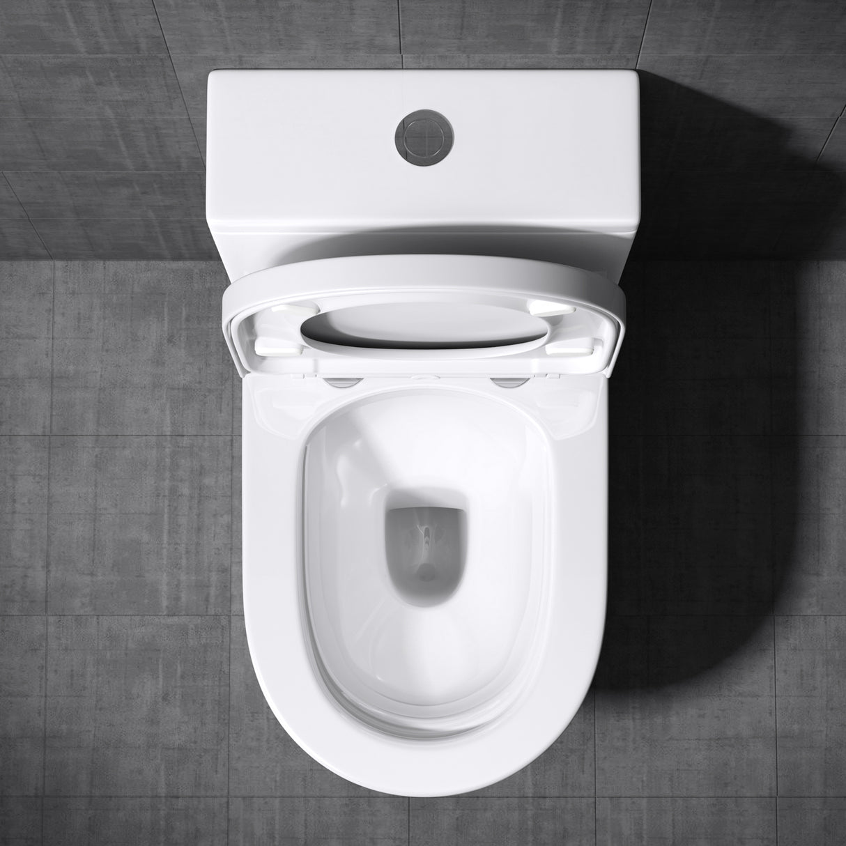 glasvilla Sanitari Bagno a Terra in Ceramica WC Bagno senza Brida Montaggio a Terra