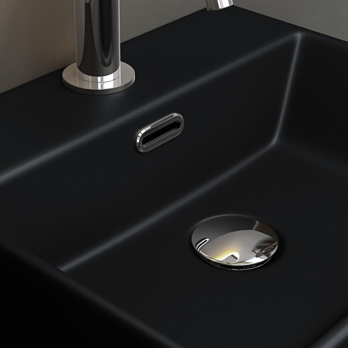 Vasque à poser en céramique Glasvilla, vasque murale, meuble sous-vasque avec revêtement nano Brussels206