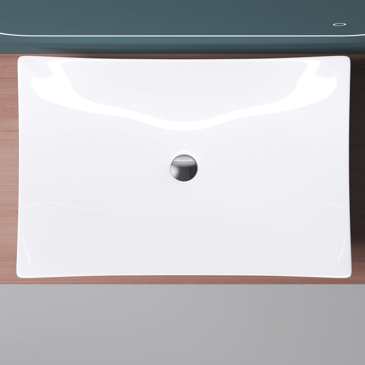 glasvilla Lavabo da Appoggio in Ceramica Lavandino Bagno Bianco Nano Rivestimenti inclusi Brüssel5096