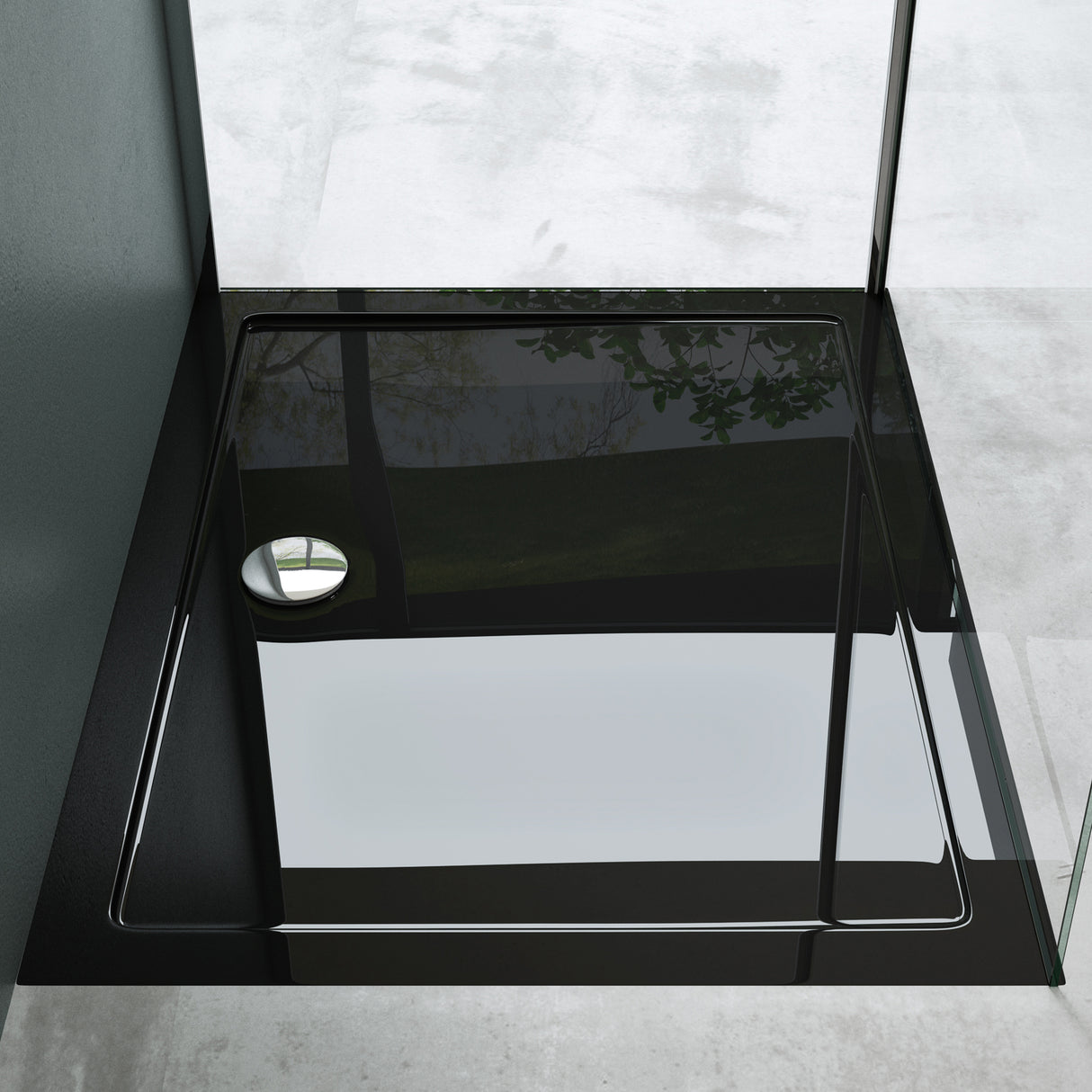 glasvilla Piatto Doccia in Acrilico Piatto Doccia Rettangolare 90-160cm Faro