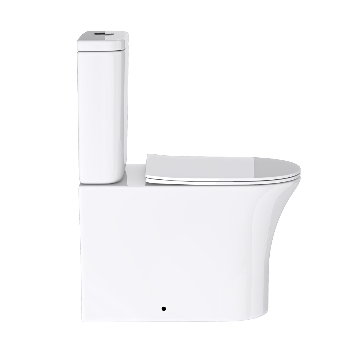 glasvilla Sanitari Bagno a Terra in Ceramica WC Bagno senza Brida Montaggio a Terra