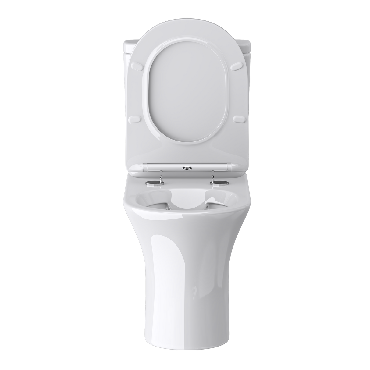 glasvilla Sanitari Bagno a Terra in Ceramica WC Bagno senza Brida Montaggio a Terra