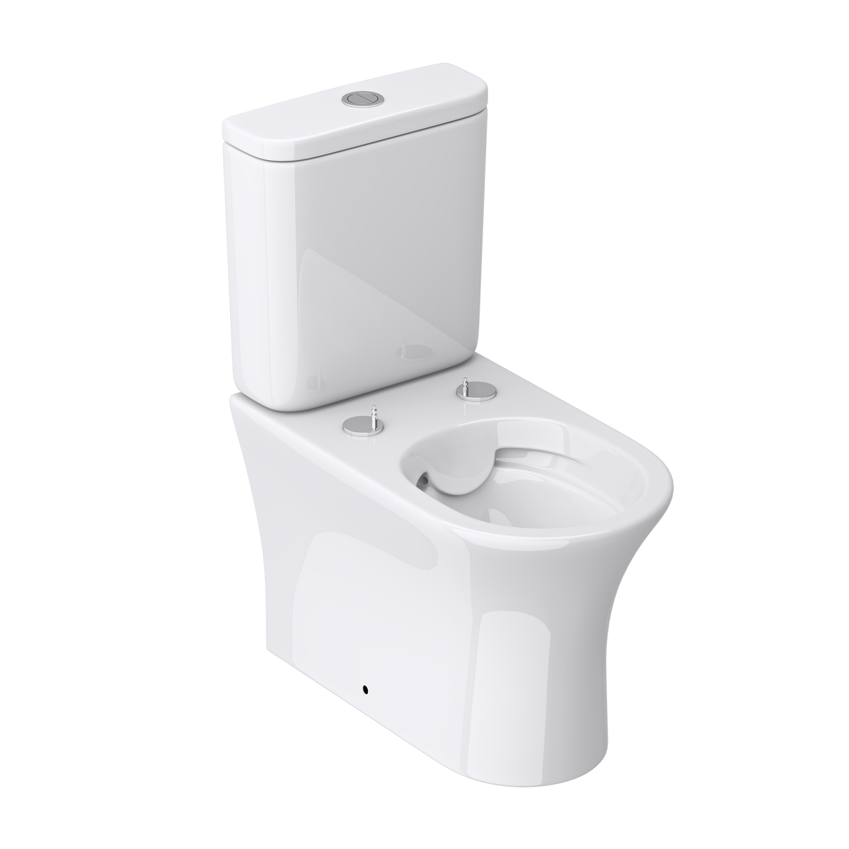 glasvilla Sanitari Bagno a Terra in Ceramica WC Bagno senza Brida Montaggio a Terra