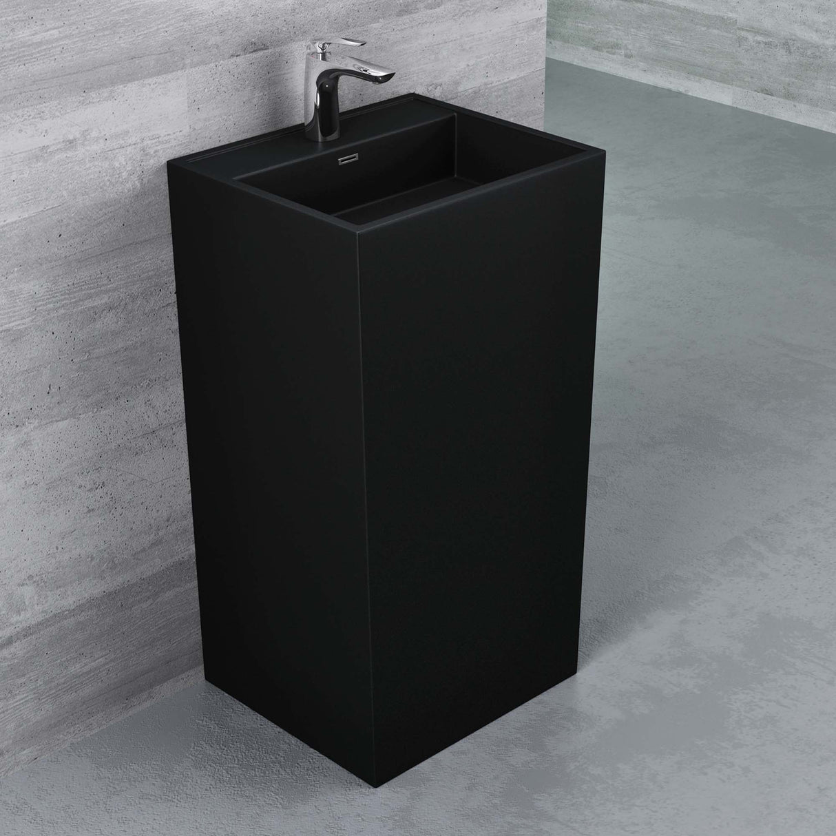 lavabo de diseño glasvilla freestanding Col34 de mineral compuesto