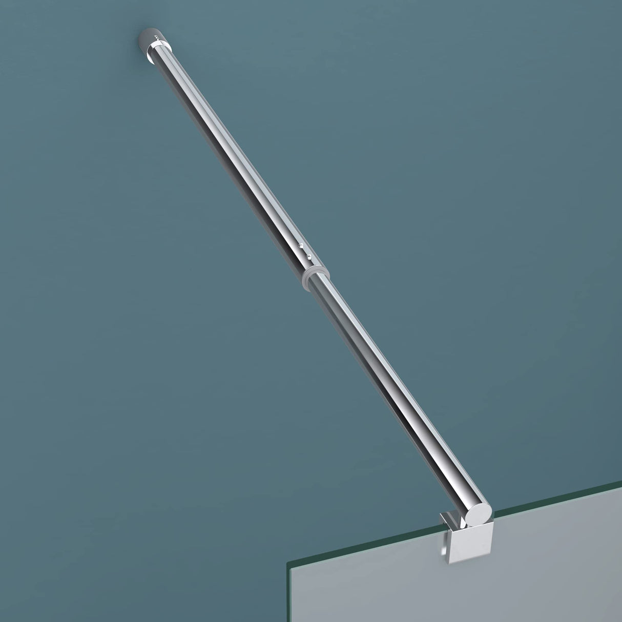 Paroi de douche Glasvilla pour douche, cloison de douche, douche à l'italienne, verre de sécurité ESG, verre NANO 8 mm BRAM1 et BRAM3 Bremen1VS