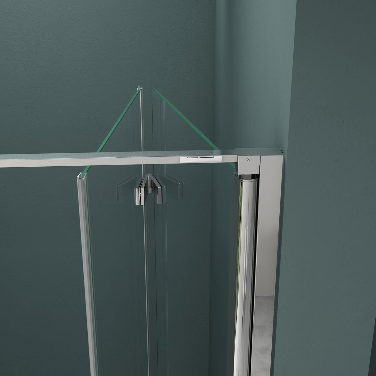 glasvilla Puerta de ducha Puerta de nicho ducha Separación de ducha Cabina de ducha Pared de ducha 8mm Vidrio claro ESG-Vidrio de seguridad con recubrimiento nano Teramo37K