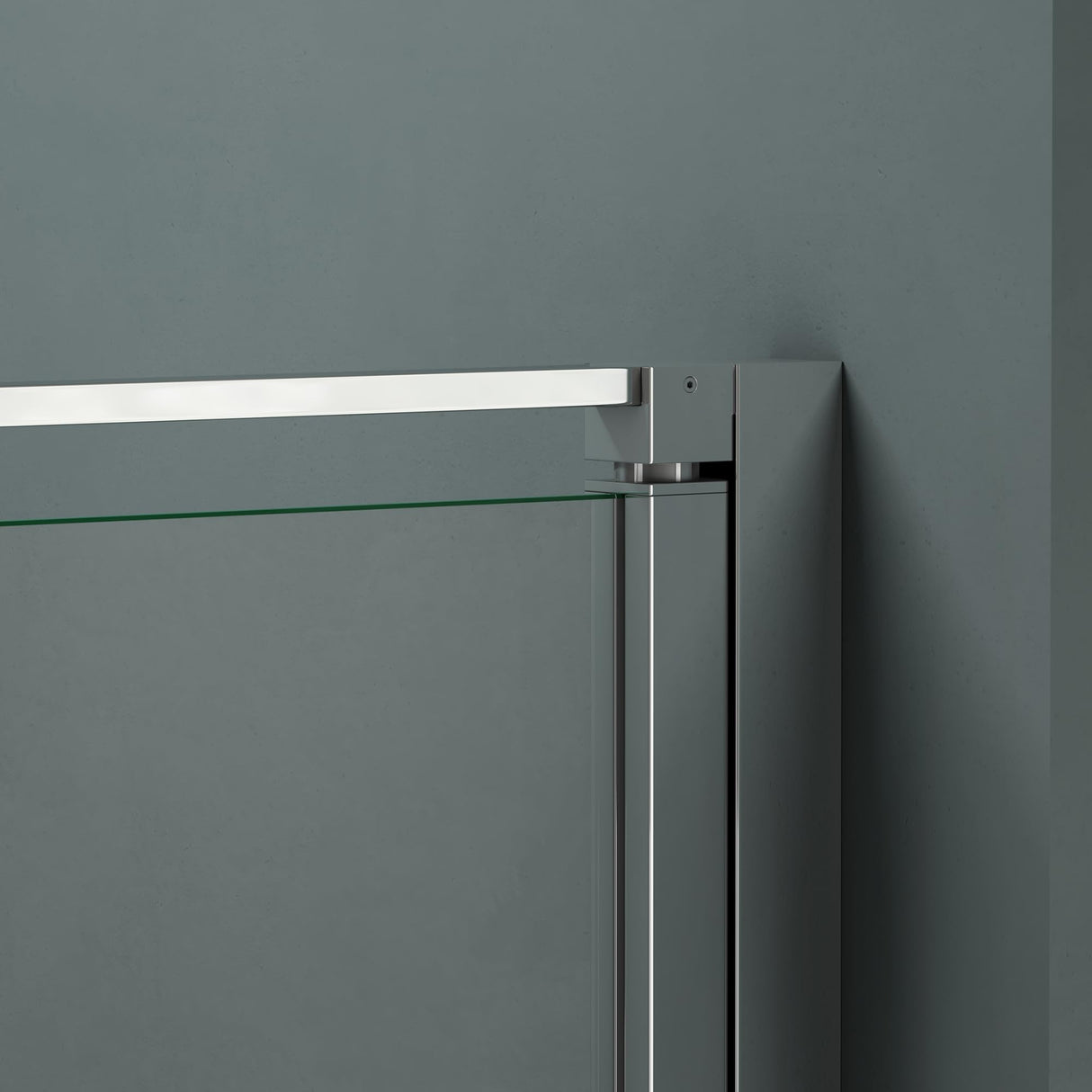 glasvilla Box Doccia in Vetro Parzialmente Smerigliato 8 mm Box Doccia con Meccanismo Alza/Abbassa e Porta Girevole Box Cabina Doccia Angolare Ravenna36MS-plus