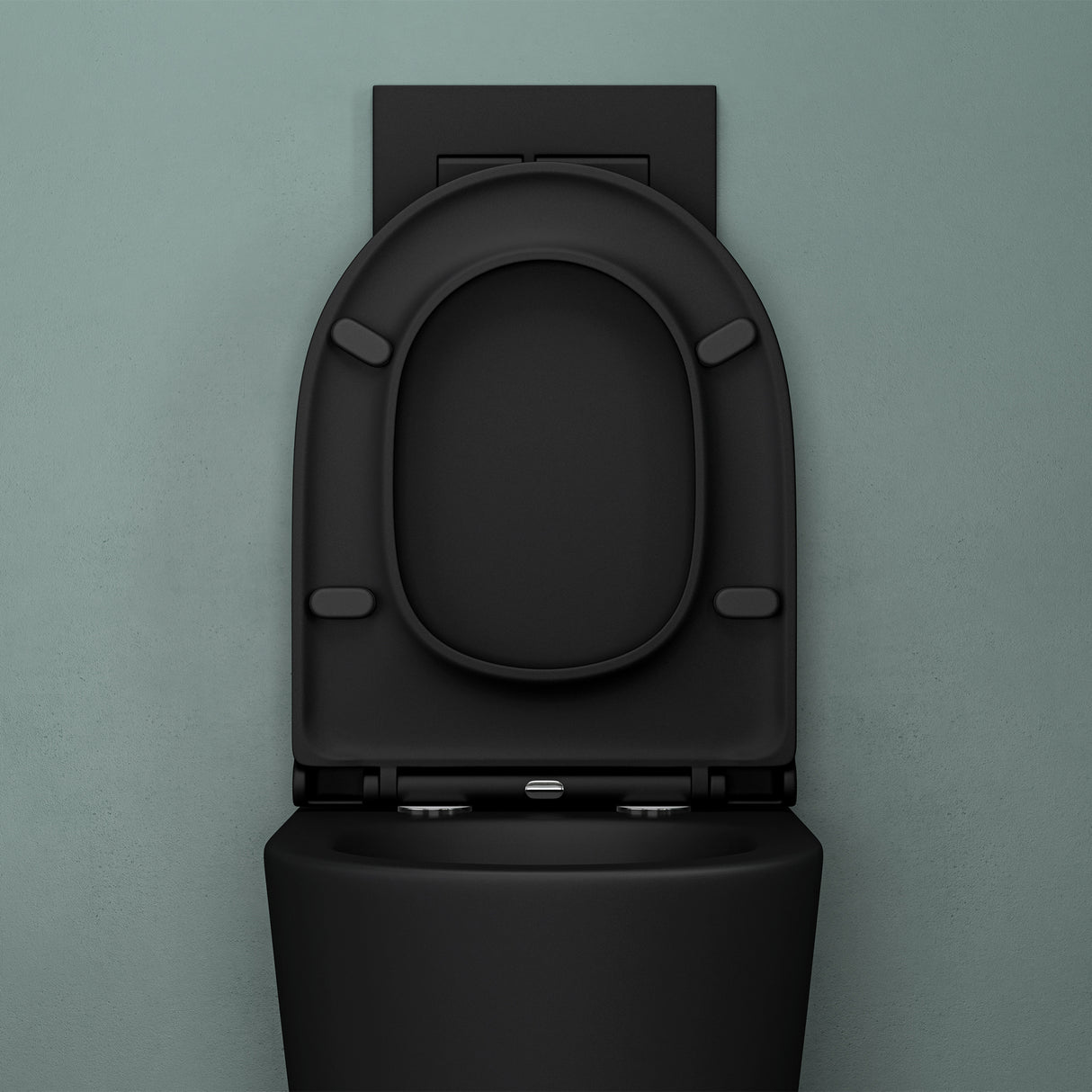 glasvilla Inodoro sin borde de descarga Inodoro suspendido Inodoro sin borde de descarga Asiento de inodoro Softclose Aachen108