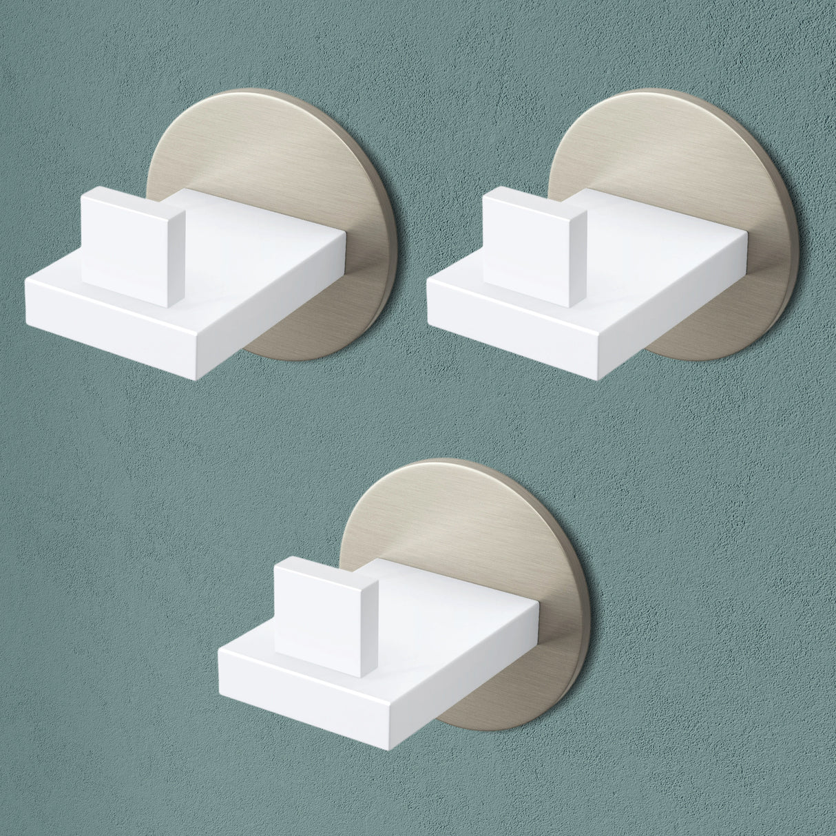 glasvilla Appendiabiti da Parete in Acciaio Inossidabile 304, Attaccapanni da Muro per Camera da Letto, Ingresso, Cucina, Stalo-08+Stalo-09