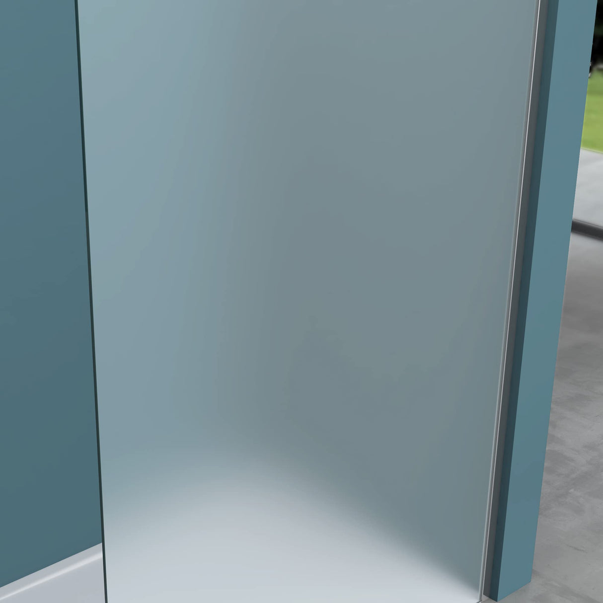 glasvilla Box Doccia Walk-In in Vetro 10mm Parete Doccia in Vetro di Sicurezza ESG con Rivestimento Nano BRAM1 & BRAM3 Bremen2VS