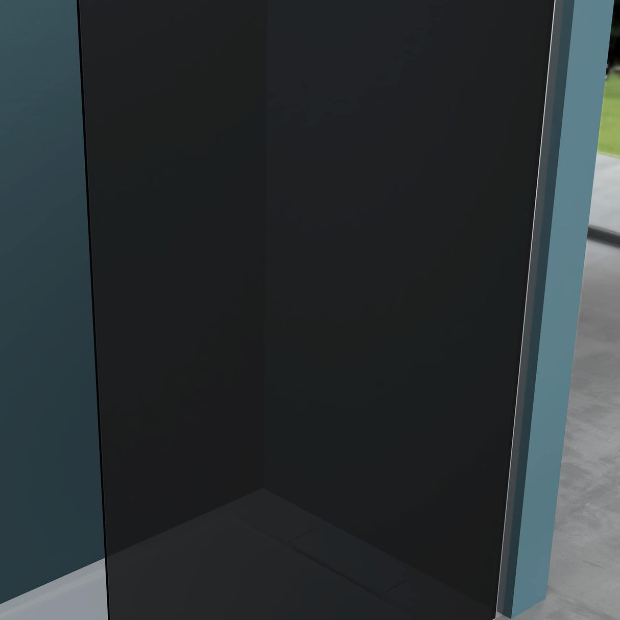 glasvilla Duschwand para ducha Duschabtrennung Walk-In Dusche ESG-Sicherheitsglas 8mm NANO Glas BRAM1 & Bram3 Bremen1VG