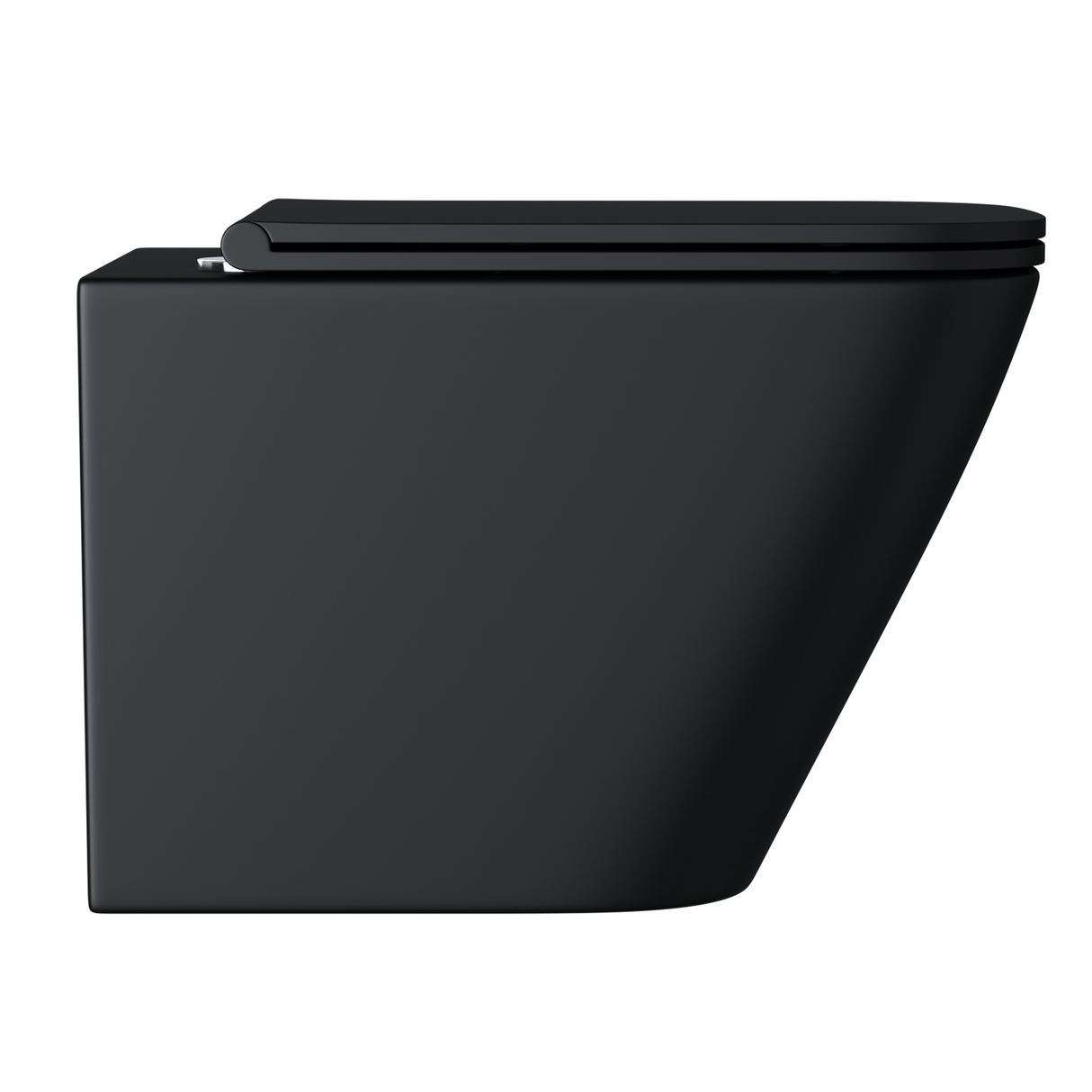 glasvilla Sanitari Bagno Sospeso in Ceramica, WC Sospeso senza Brida con Chiusura di Soft Close Aachen112