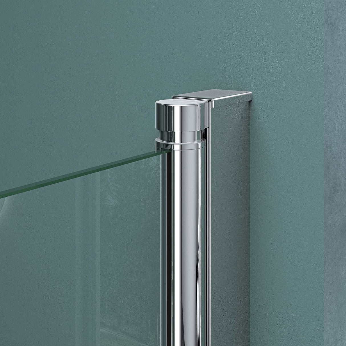 glasvilla Box Doccia con Porte Pieghevole a 180°in Vetro Trasparente Box Cabina Doccia Angolare a Soffietto Effetto Loto Ravenna26