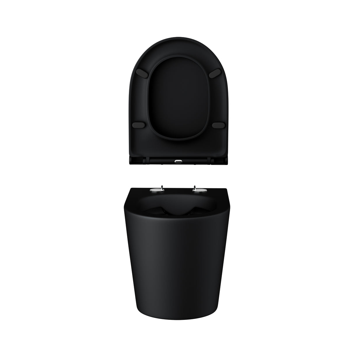 glasvilla Inodoro sin borde de descarga Inodoro suspendido Inodoro sin borde de descarga Asiento de inodoro Softclose Aachen108