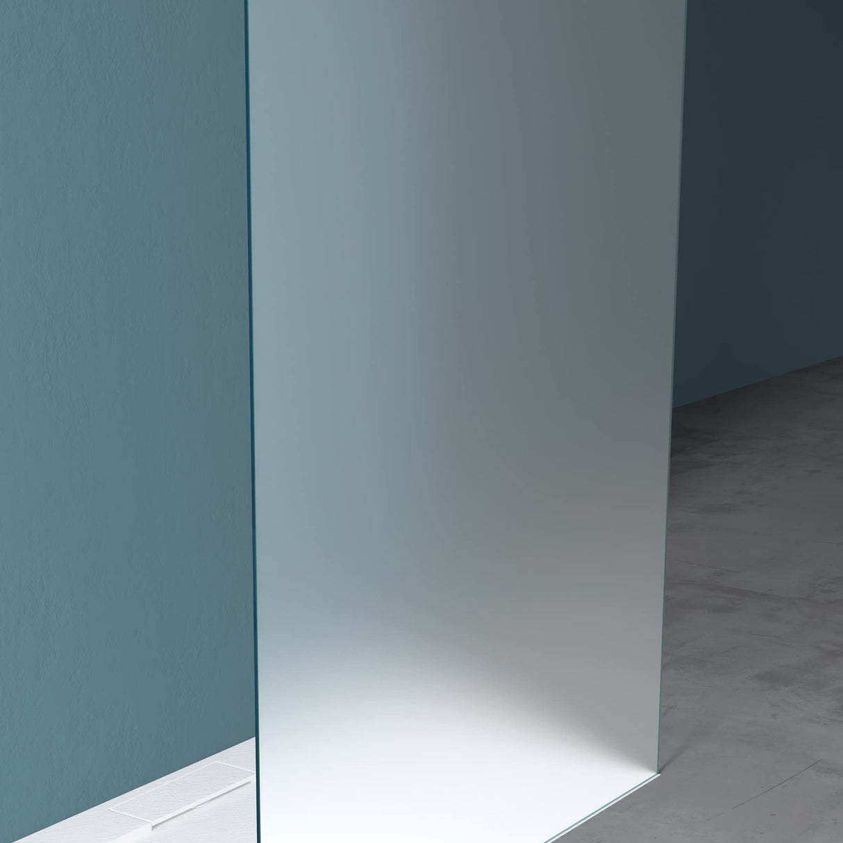 glasvilla Duschwand Duschabtrennung 2 Haltestange für Walk-In Dusche 10mm ESG-Sicherheitsglas mit Nanobeschichtung Rechteckiger Stabilisator Bremen02+2