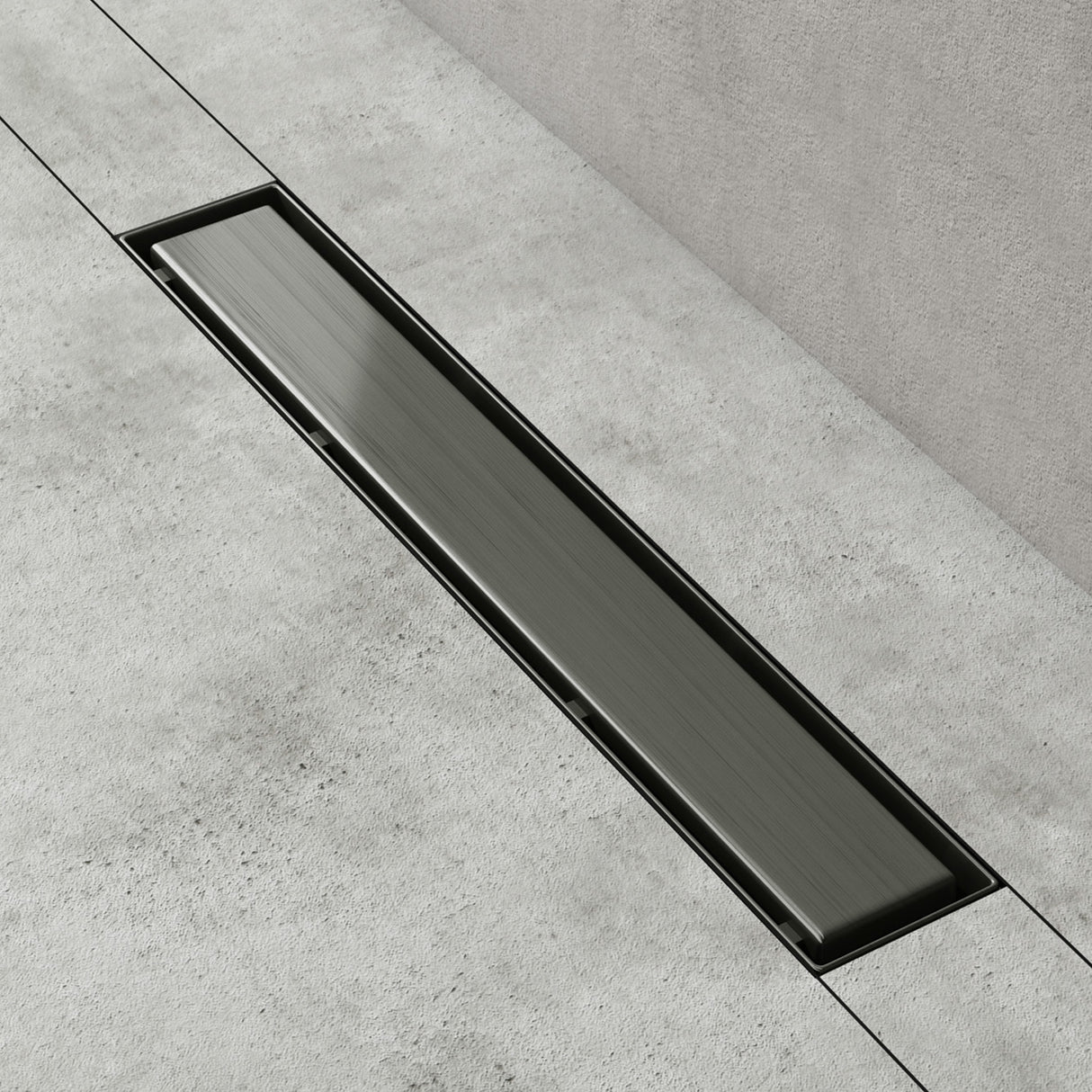 glasvilla Duschrinne desagüe de suelo de acero inoxidable | conjunto completo de canal de desagüe para baño | desagüe apto para azulejos 35L/min | filtro de pelo KE110