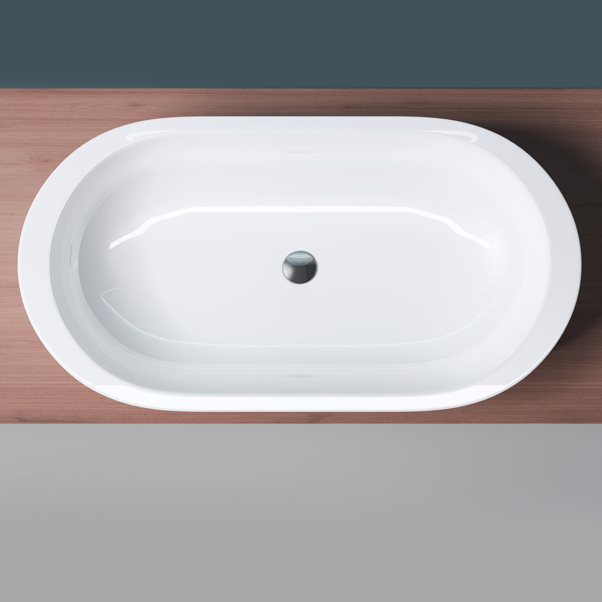 glasvilla Lavabo da Appoggio in Ceramica Lavandino Bagno Bianco Nano Rivestimenti inclusi