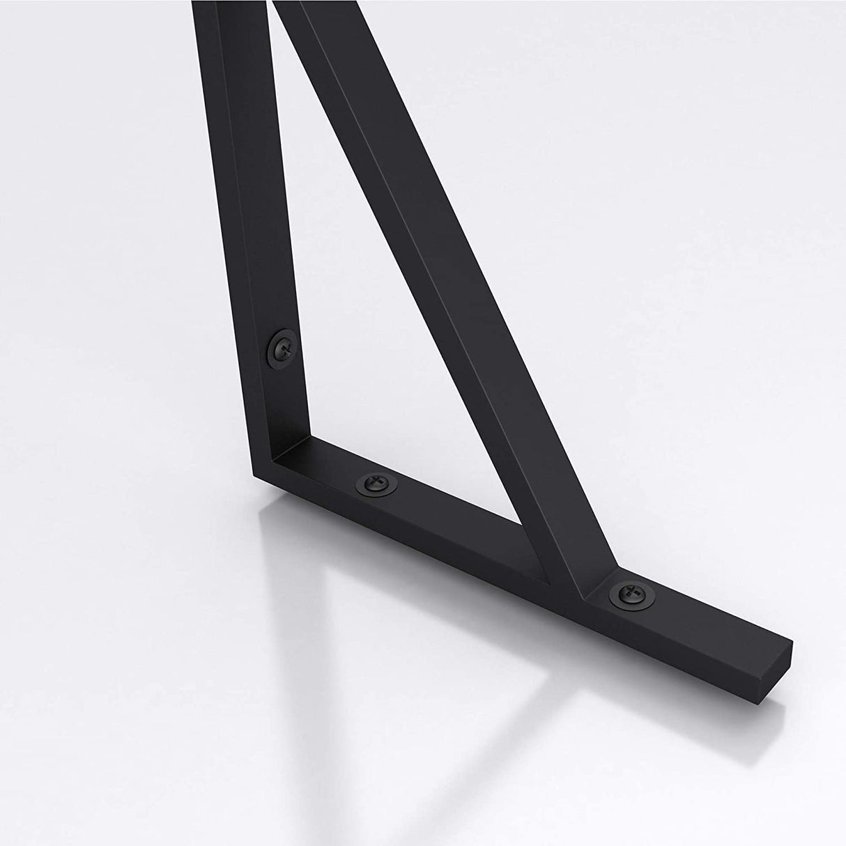 glasvilla Design Consola de Pared de Acero Inoxidable Soporte para Lavabo WH02