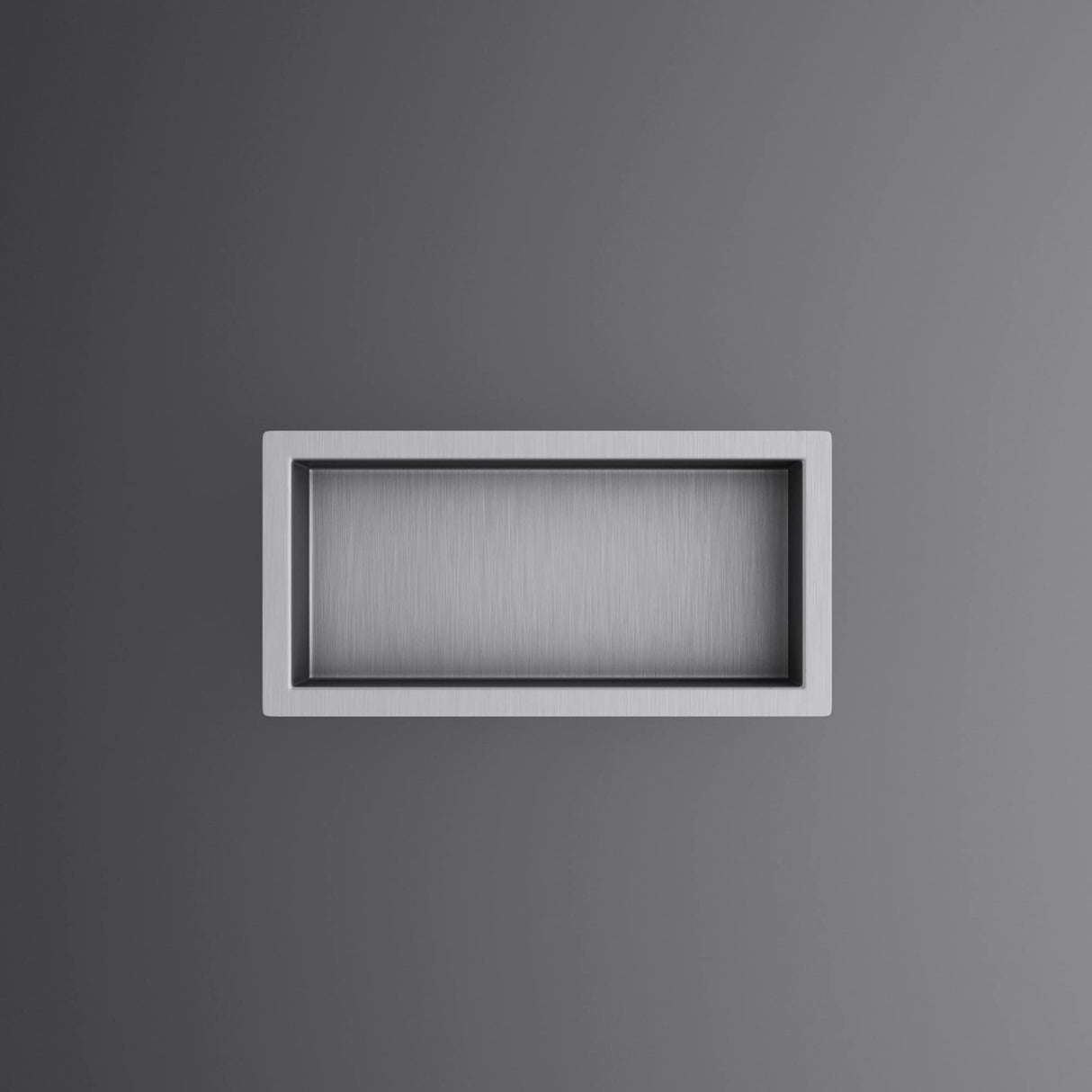 glasvilla Nicchia a Parete in Acciaio Inox Mensola Doccia a Muro a Incasso Piastrellabile Facile da Montare