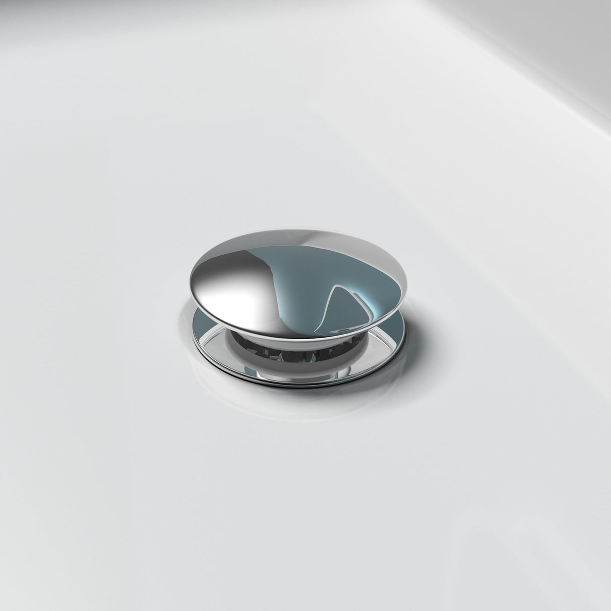 glasvilla Piletta di Scarico Valvola di Scarico Apertura Push Open Tappo per Lavabi DIN