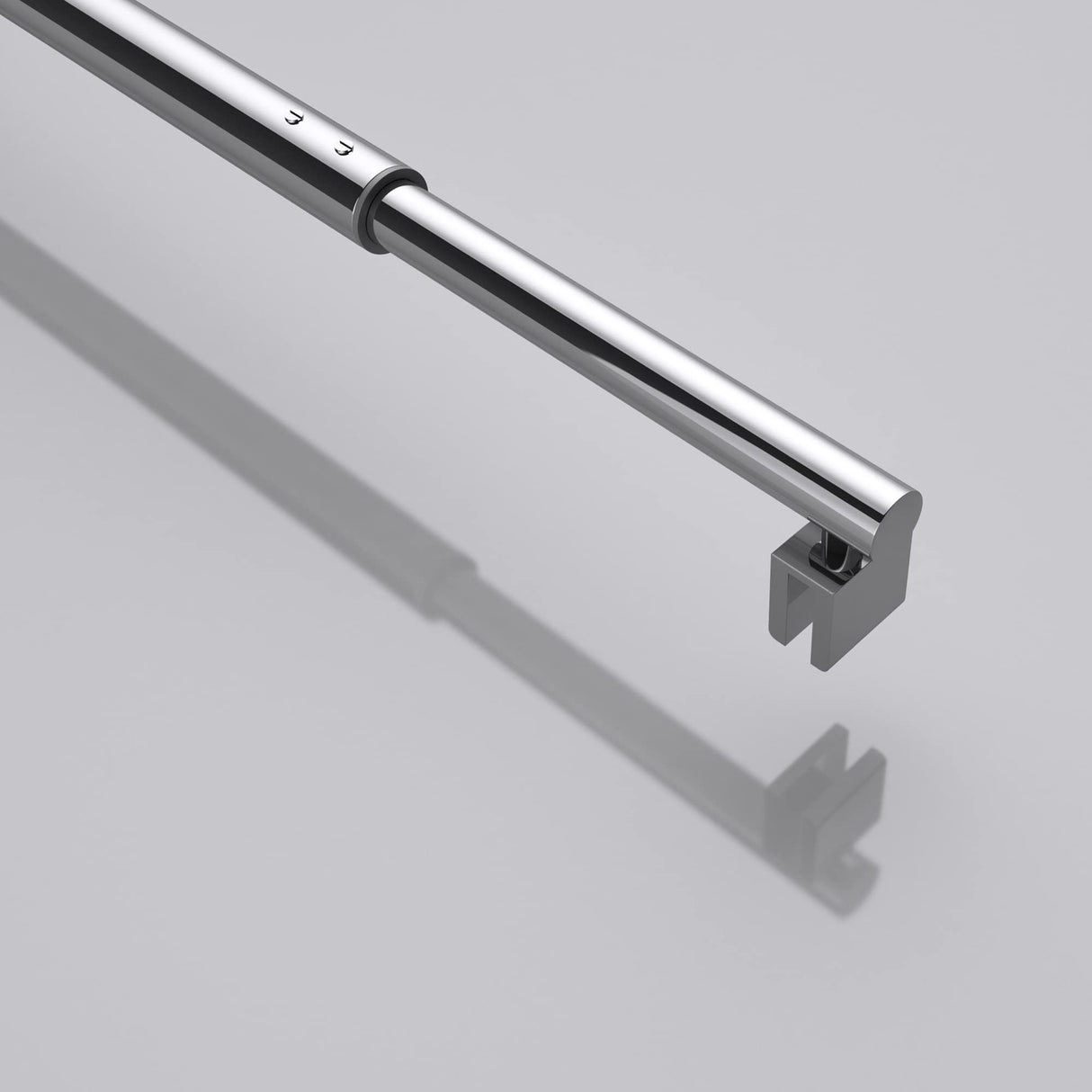 glasvilla Stabilizzatore di Fissaggio a Parete In Vetro per Parete Doccia, Girevole a 180° Per Vetri Di Spessore 6-10mm, Stabilizzatore Per Box Doccia in Alluminio per Box Doccia Walk-in