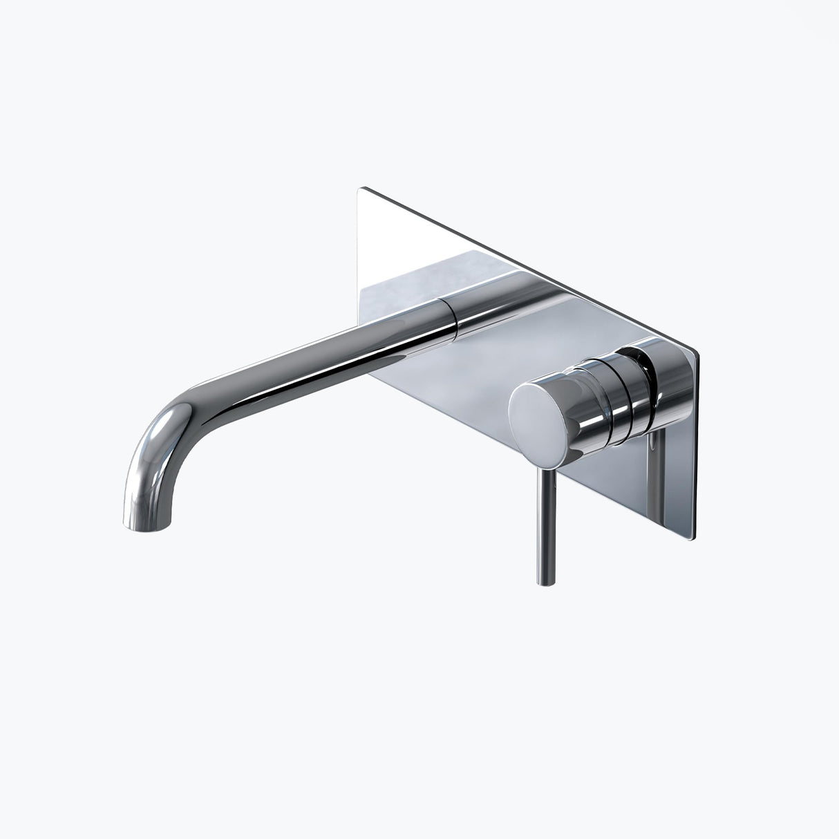 glasvilla Miscelatore per Lavabo a Muro Rubinetto Lavabo a Parete per bagno con Corpo a Incasso