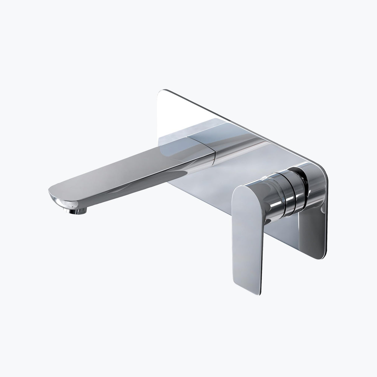 glasvilla Miscelatore per Lavabo a Muro Rubinetto Lavabo a Parete per bagno con Corpo a Incasso